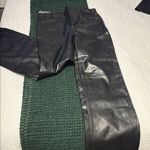 Black Leather Pants